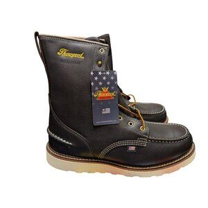 Thorogood Men's 12 1957 Series Waterproof 8″ Briar Pitstop Moc Toe Workboot